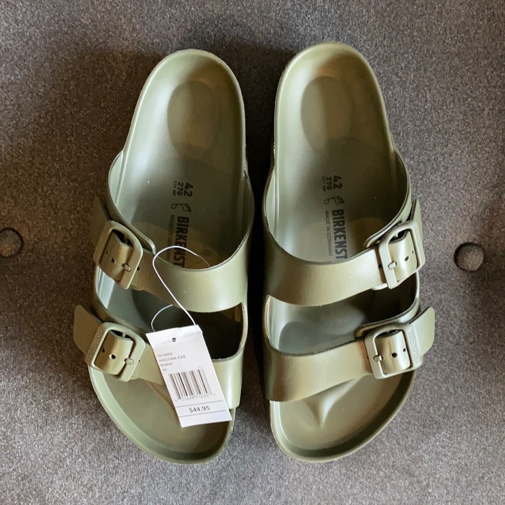 Birkenstock Arizona EVA Sandals Khaki Army Green